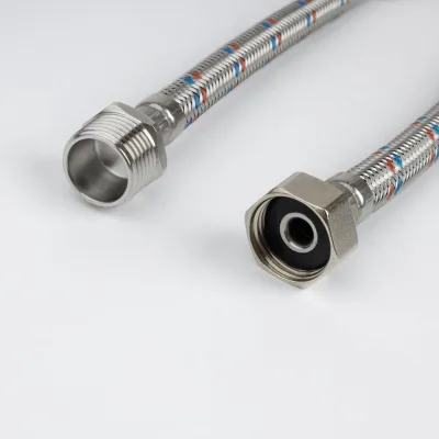 Гибкая подводка IDDIS F1/2xM1/2, SS304, латунь, 0.3 м, 926BBS03ZP