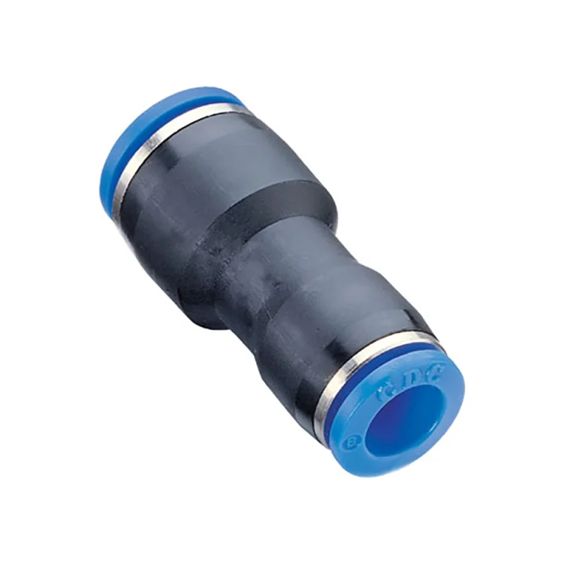 Фитинг прямой переходной пластиковый 10 мм на 6 мм CDC Pneumatics PG 1006N