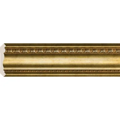 Карниз Cosca Decor 80 мм, интерьерный багет, античное золото СПБ029375