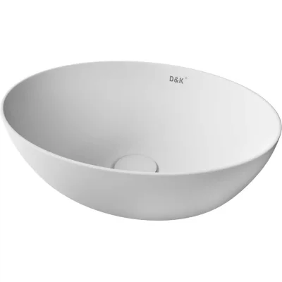 Раковина накладная DQ Matrix, 410х335х145мм, матовый белый DT1390708