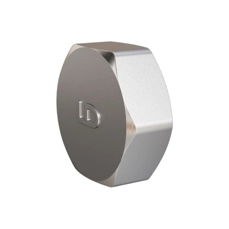 Заглушка (на трубу) LD PRIDE DN25 (1") ВР латунь никель в упаковке LD.67.504.25.2
