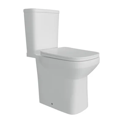 Напольный унитаз Teymi Kati безободковый, сиденье микролифт T40703 ЦБ-00267140