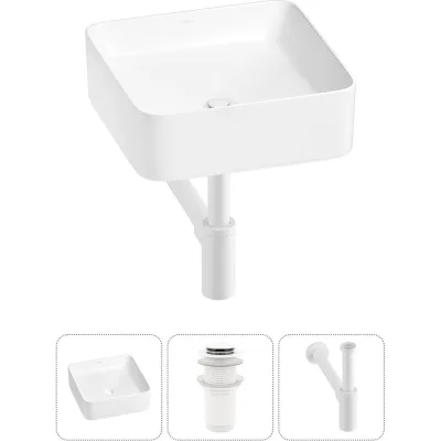 Набор Wellsee 3 в 1 Mint накладная раковина 37x37 см 20212456R