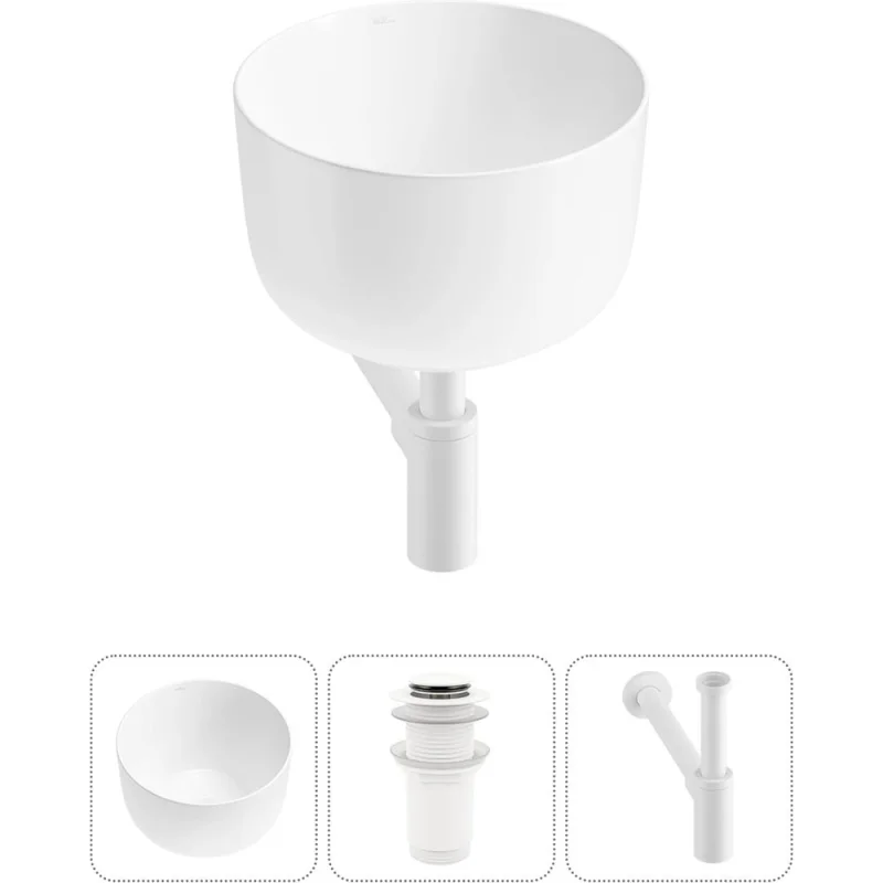 Набор Wellsee 3 в 1 Fontenay Paris накладная раковина 39x39 см 20214062R