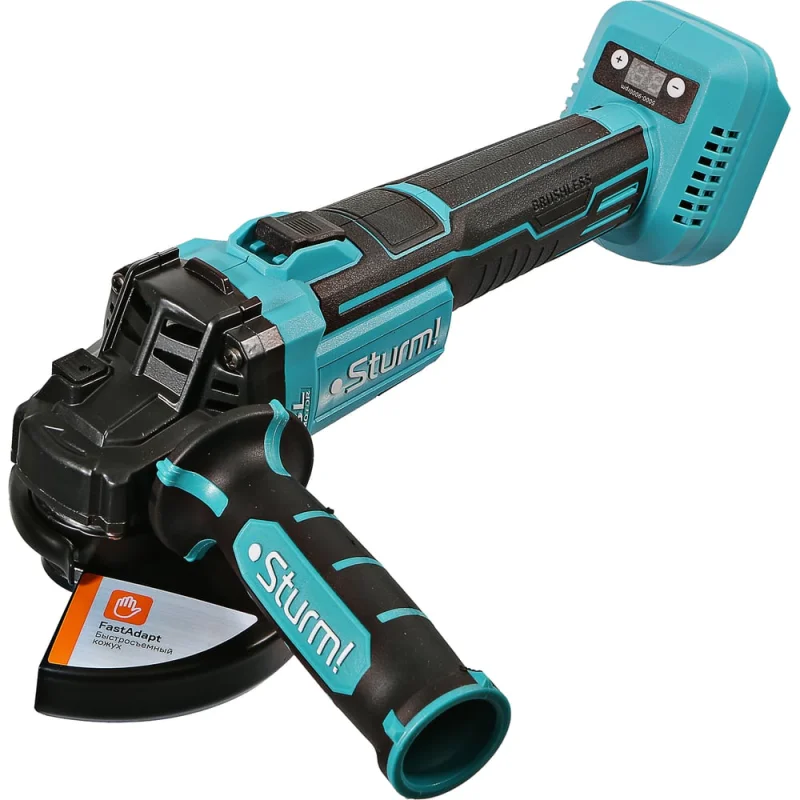 Аккумуляторная углошлифовальная машина Sturm CAG1812BLE