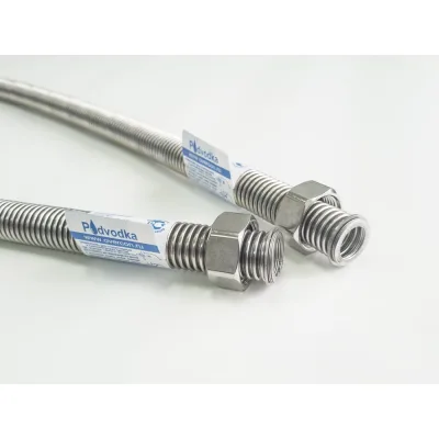 Шланг сильфонный OVERCON 2,5 м 1/2 Г-Г SS PODVODKA вода 4610043811578
