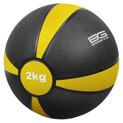 Резиновый медбол Bronze gym 2 кг BG-FA-MB2