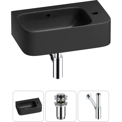 Комплект Wellsee 3 в 1 Lavinia Boho Bathroom Sink накладная/подвесная раковина 45x27 см 20216516R