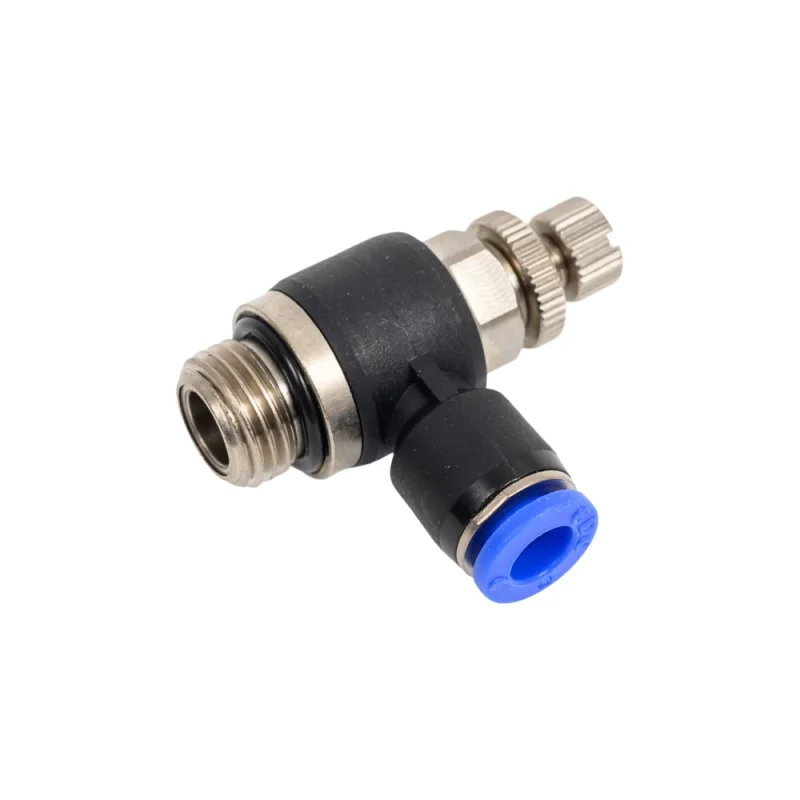 Дроссель с обратным клапаном 6 мм G1/4" CDC Pneumatics NSC 06G02