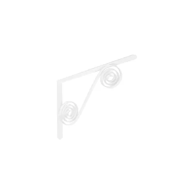 Кронштейн фигурный DOMART 350x250 мод.5 белый 4660015169190