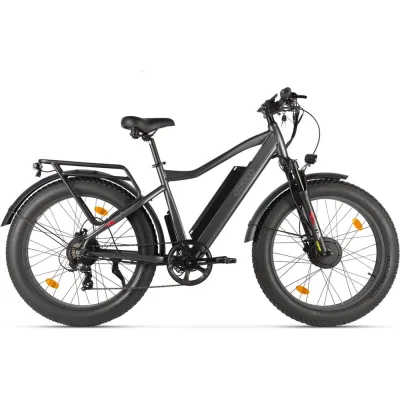 Электровелосипед BigCat Dual Next Черный матовый-3178 Eltreco 026165-3178