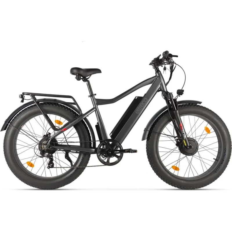 Электровелосипед BigCat Dual Next Черный матовый-3178 Eltreco 026165-3178