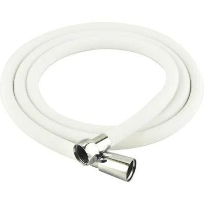 Шланг для душа Melodia della vita WONDER SILICONE ANTI-TWIST, 1/2х"1/2" конус, нержавеющая сталь, d15, L150 см, белый MKP34436BLwt 18903