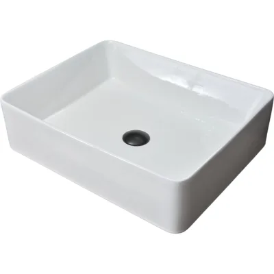 Раковина накладная Gid N9104 белая 52x41x13.5 51236