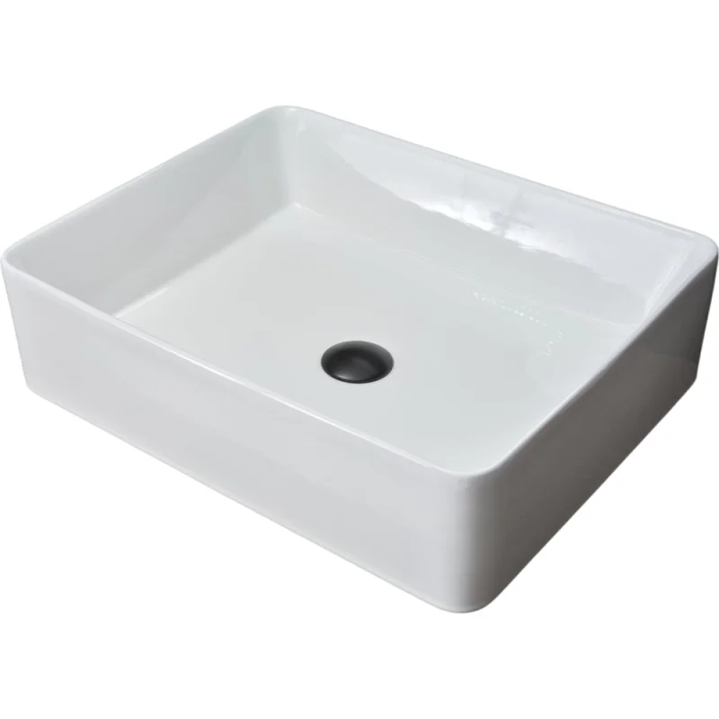 Раковина накладная Gid N9104 белая 52x41x13.5 51236