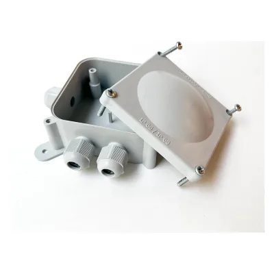 Монтажная коробка Plasticglas IP66/IP68 с гермовводами PG9x4 КМ767635-00-03-08-03