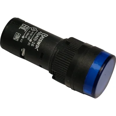 Индикатор светодиодный Briswik АД(AD)-16 синий 24В AC/DC IP65 16AC/DC24V-b.BR