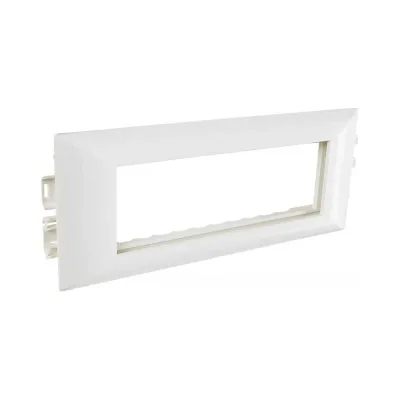 Суппорт с рамкой SPL на 3 поста 45x45 в профиль для кабельных каналов 100x50, 105x50, 6 шт. 100009S