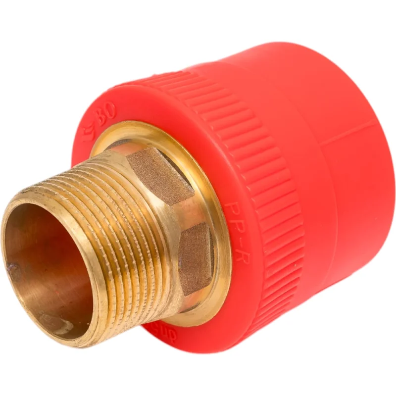 Резьбовая муфта Blue Ocean "Fire Secure" (нар) - 50x1.1/4" под ключ, противопожарный полипропилен Fire-S-B1 PPRF/HTEA(R)-50х1.1/4"