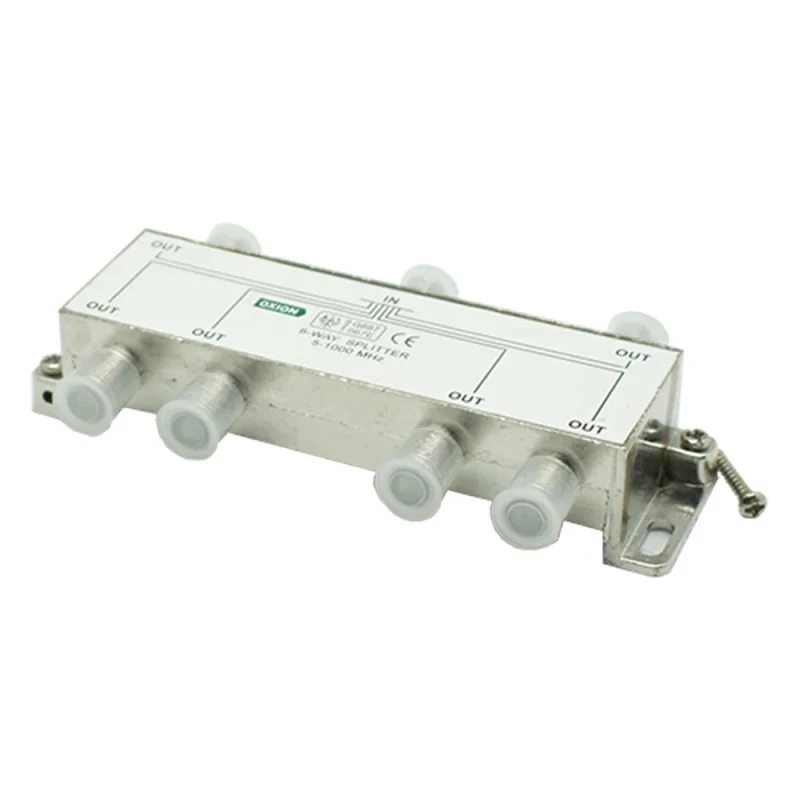 Разветвитель F на 6 TV (5-1000MHz) OXION пакет 10 шт., арт. OX-SPL6W1000PCS10