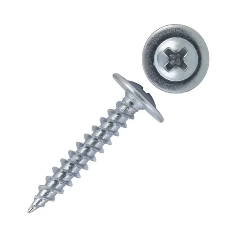 Саморез с прессшайбой МЕТАЛЛСЕРВИС 4,2x50 острый, цинк, 7 шт. МС 1268473