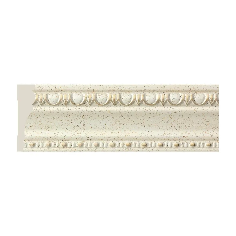 Потолочный плинтус Cosca Decor интерьерный багет, 60 мм, патина СПБ051809