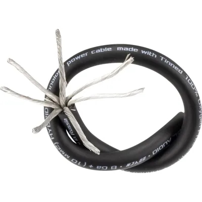 Кабель силовой DL AUDIO Raven Power Cable 8 Ga Black