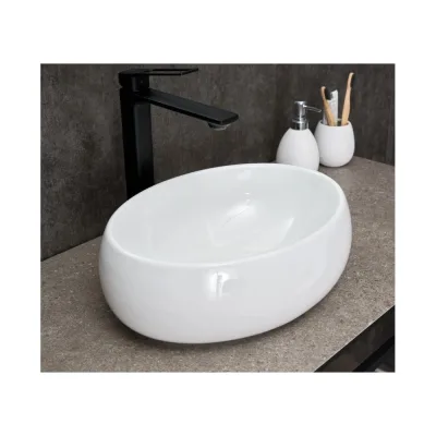 Раковина накладная Gid N9030ds белая 40x30x13.5 51235
