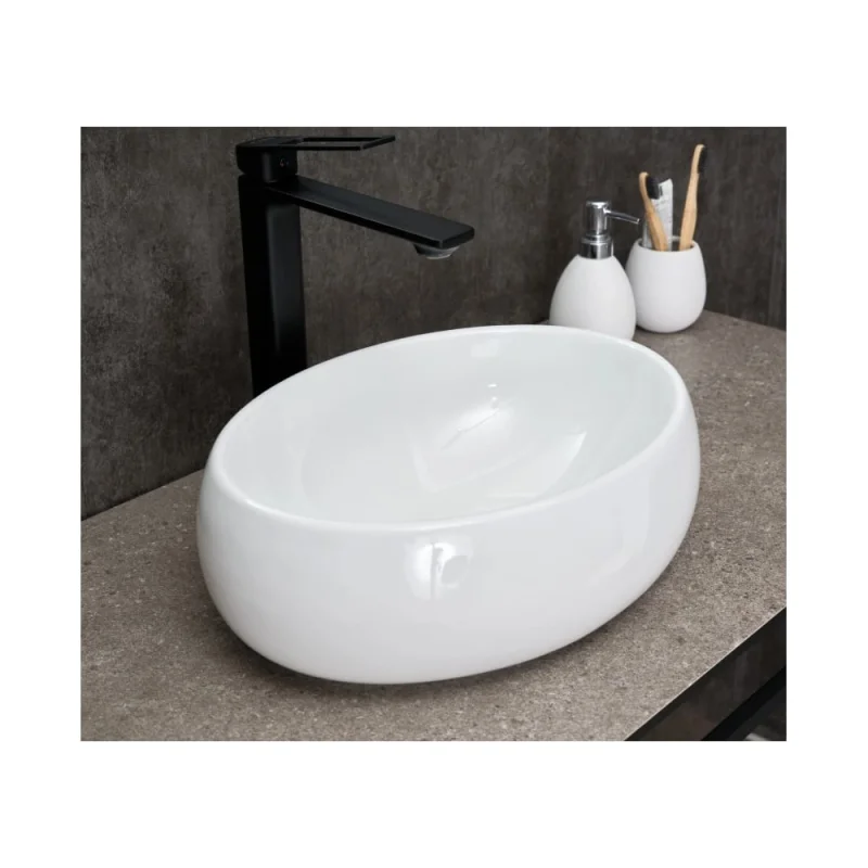 Раковина накладная Gid N9030ds белая 40x30x13.5 51235