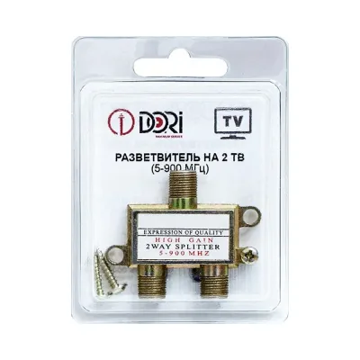 Разветвитель DORI на 2 TV 5-1000 MHz на F эконом 2300-1