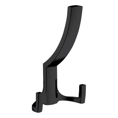 Крючок мебельный трехрожковый Kerron матовый черный KR-0340-BL
