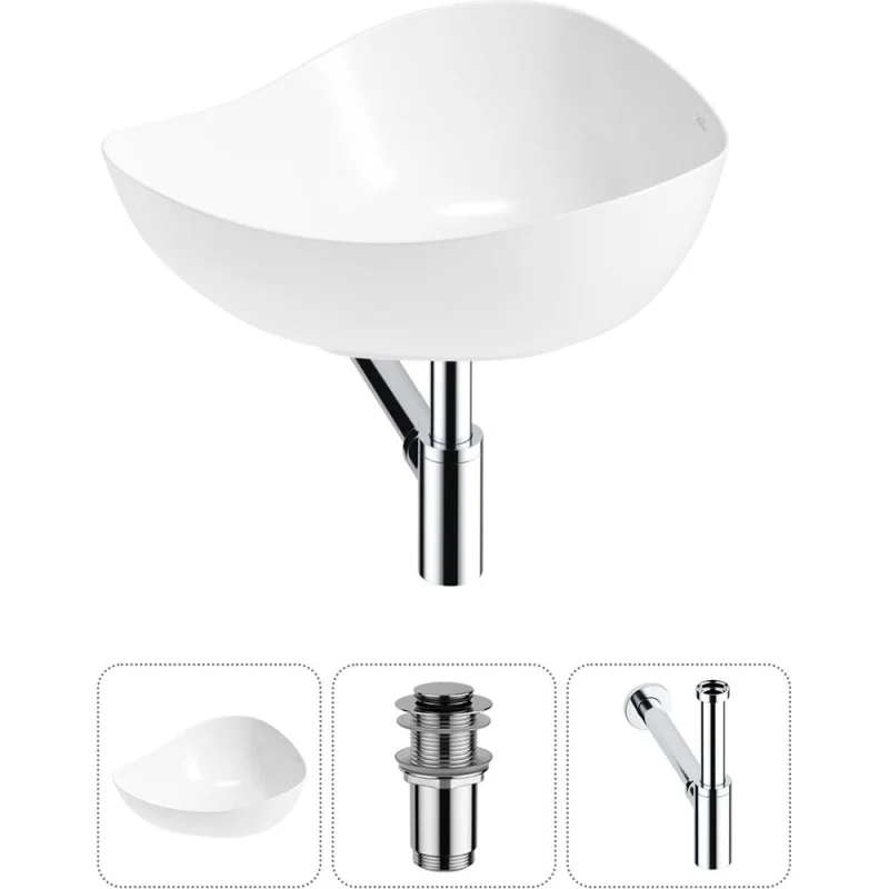 Набор Wellsee 3 в 1 Nexus Flex накладная раковина 51x39 см 20214023R