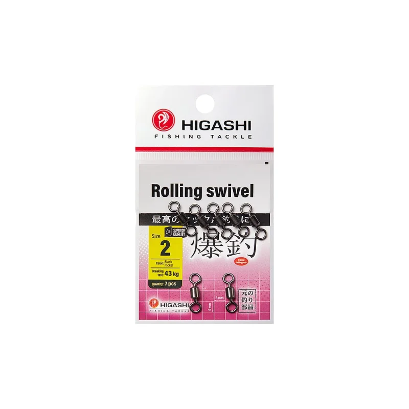 ΠΠ΅ΡΡΠ»ΡΠ³ HIGASHI Rolling swivel, #2 05187_4066