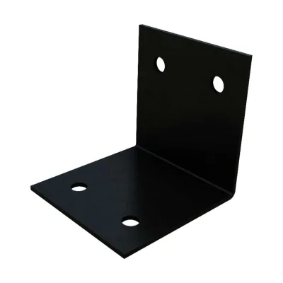 Пластина крепежная АрсеналЪ угловая для бруса 150x150 3мм, 10 шт, черная шагрень ARSENAL PERGOLA мод. AR75PE39957-06