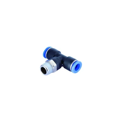 Тройник цанговый T-образный с наружной резьбой (M6x1; 4 мм) SHPI PT 04-M6