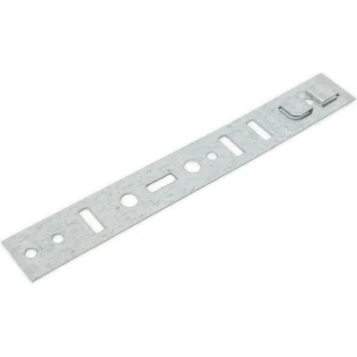 Анкерная пластина КРЕПКО-НАКРЕПКО 190x25x1,2 мм неповоротная VEKA 39686