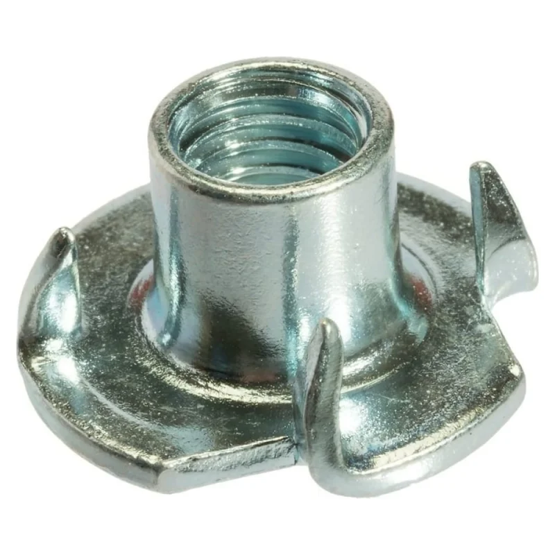 Гайка Insparion М6x9, DIN 1624, мебельная, врезная, цинк (4 шт) С1-00000903