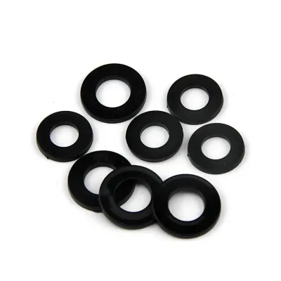 Шайба плоская полиамидная DINFIX D 8 (пластиковая, черная) DIN 125А (2 шт) 00-0004337