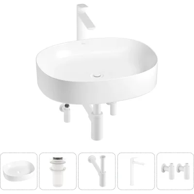 Набор Wellsee 5 в 1 Belle Spa 2.0 накладная раковина 55x45 см 33580 20212564R