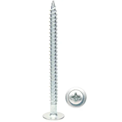 Саморез с прессшайбой BOWT острый, 4,2x56, 10 шт. P02341