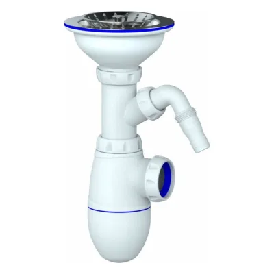 Сифон B432V Unicorn 3 1/2х40 с носиком, винт, шток, ручка - латунь 534495