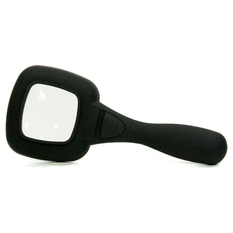 Ручная квадратная лупа REXANT 4х с подсветкой LED 6шт 12-0406