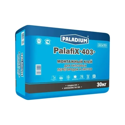 Монтажный клей для ПГП и ГКЛ PALADIUM PalafiX-403 30 кг PL-403