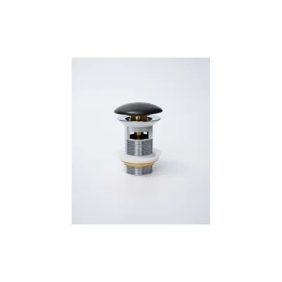 Донный клапан с переливом Gid Blm100-1 черный матовый, 7x7x10 74407K