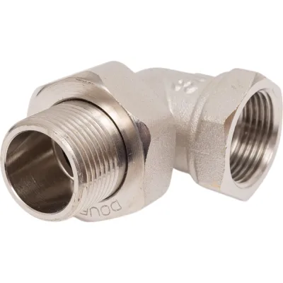 Сгон (американка) DOUBLE-LIN латунный никелированный угловой н/в 3/4" LL6049 (3/4")