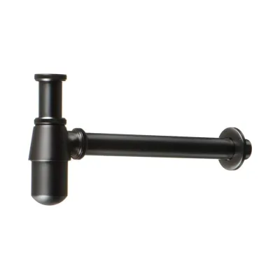 Сифон для раковины Terma без выпуска, бутылочный, латунный, armory steel Classica, 1 1/4" 10086 18838