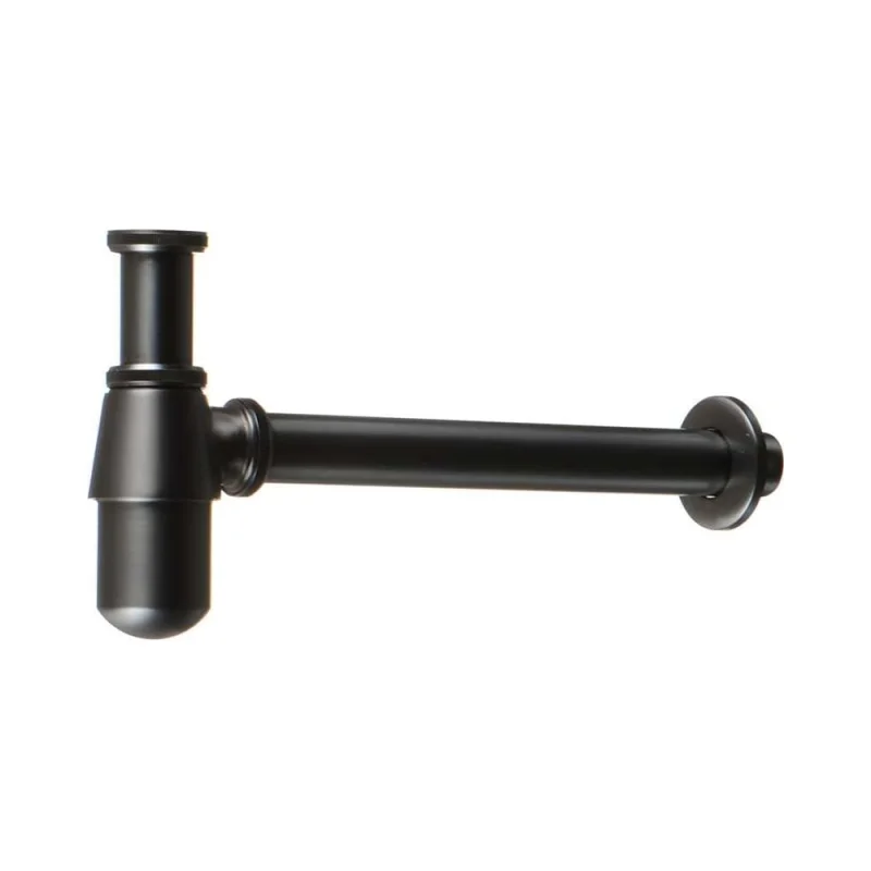 Сифон для раковины Terma без выпуска, бутылочный, латунный, armory steel Classica, 1 1/4" 10086 18838