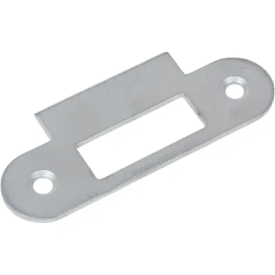 Ответная планка для не фальцевых дверей Hafele хром, матовая 911.39.503