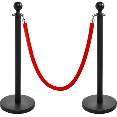 Стойка с вельветовой лентой SL-6 (red/black) Turbosky 709