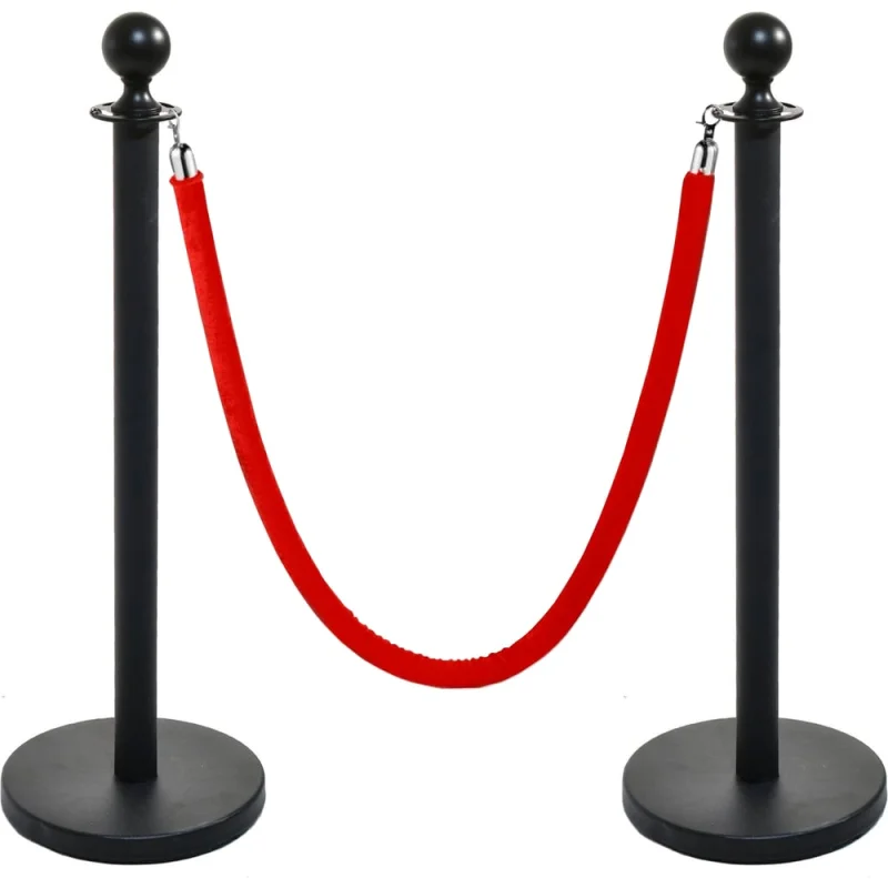 Стойка с вельветовой лентой SL-6 (red/black) Turbosky 709